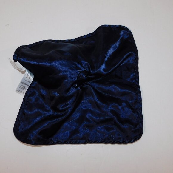 George Blue White Bear Striped Security Blanket Plush Baby Lovey Nunu Soother - Picture 6 of 7